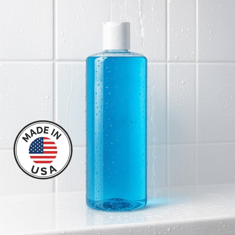 Bar5F Clear Plastic Empty Bottles, 16 oz, 3 Pack, BPA-Free Squeezable Containers with Disc Top Caps for Shampoo, Lotion, Body Soap - Image 2